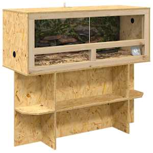 Terárium Hnědá 100 x 40 x 90 cm OSB - obrázek 3