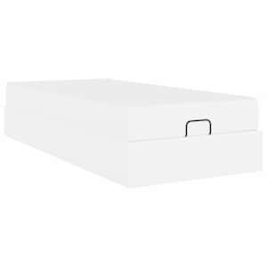 Rám postele s matrací s matrací 2 pcs Bílá PVC - obrázek 8