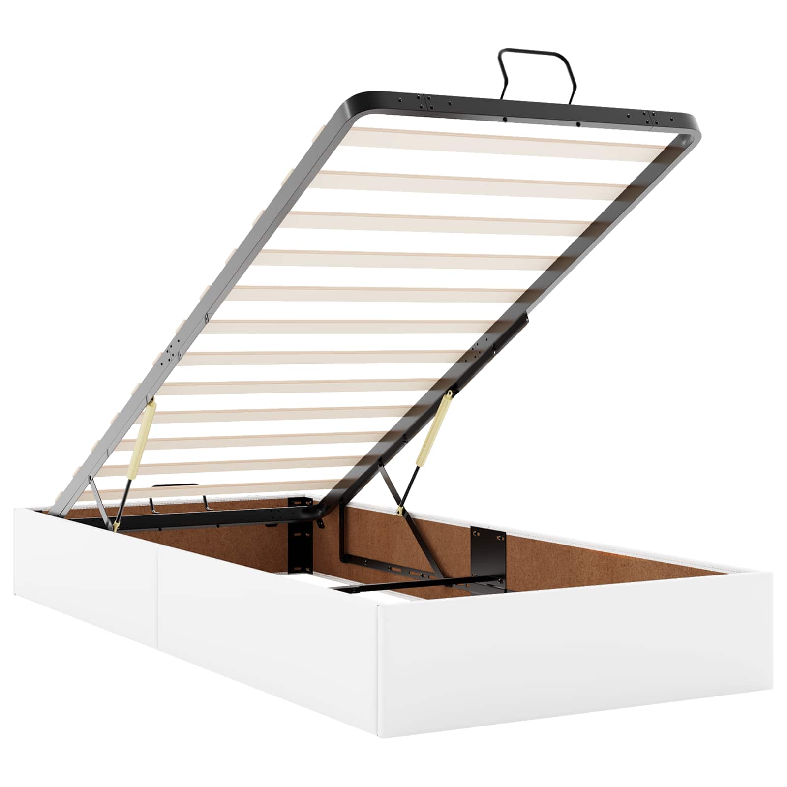 Voodiraam madratsiga madratsiga 2 pcs Valge PVC 213 Kõik vajalik sinu aeda ja koju! Voodiraam madratsiga madratsiga 2 pcs Valge PVC - Image 6