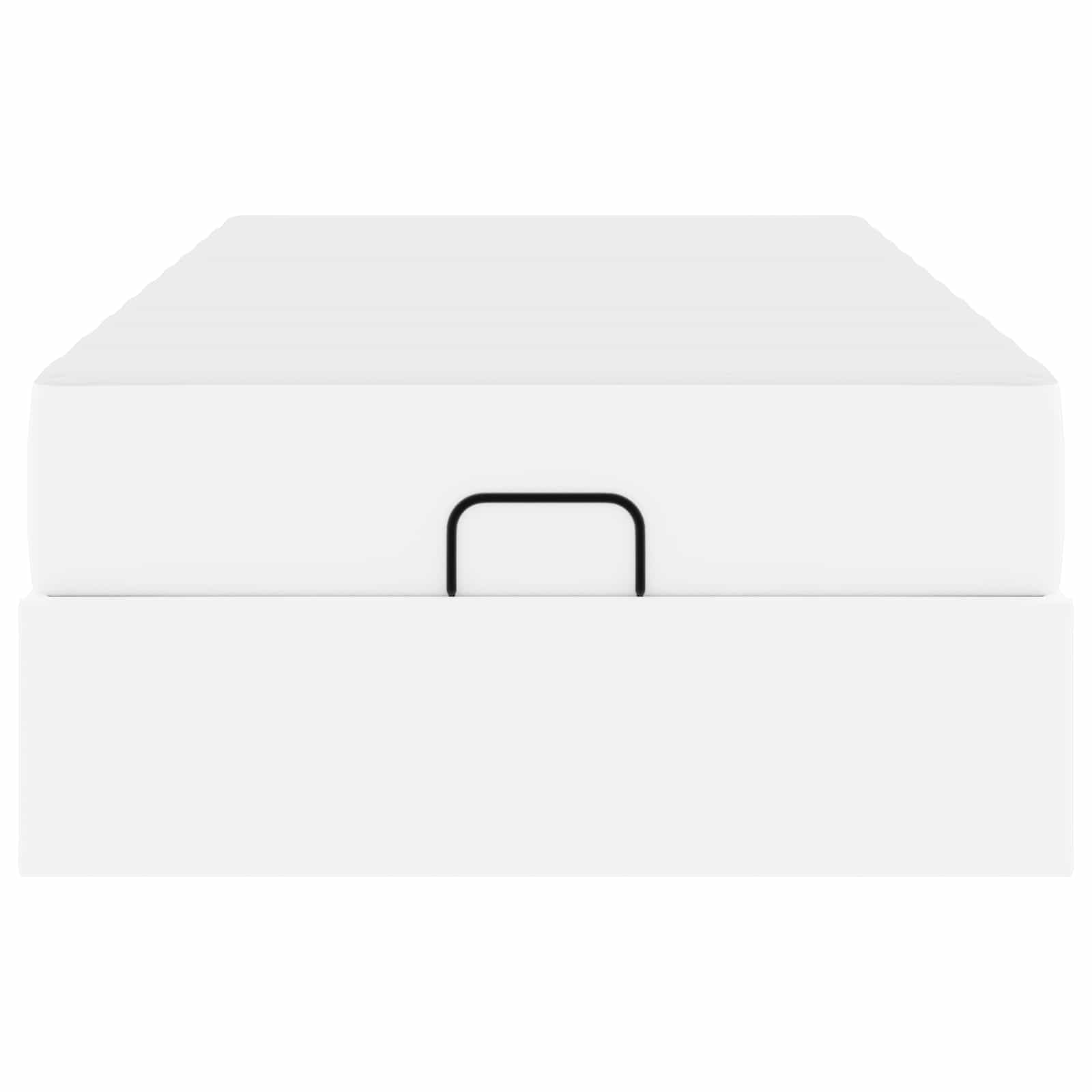 Voodiraam madratsiga madratsiga 2 pcs Valge PVC 193 Kõik vajalik sinu aeda ja koju! Voodiraam madratsiga madratsiga 2 pcs Valge PVC - Image 9