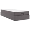 vidaXL Voodiraam madratsiga Muu 2 tk Hall PVC
