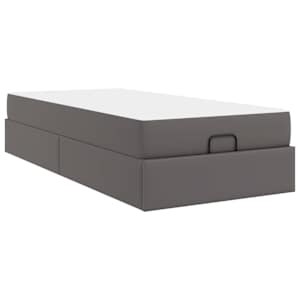 Rám postele s matrací Jiný 2 pcs Šedá PVC - obrázek 8