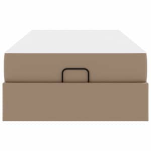 Rám postele s matrací s matrací 2 pcs Žlutohnědá PVC - obrázek 6