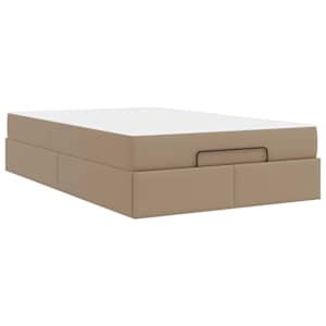 Rám postele s matrací s matrací 2 pcs Žlutohnědá PVC - obrázek 8
