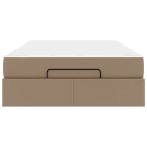 Rám postele s matrací s matrací 2 pcs Žlutohnědá PVC - obrázek 6