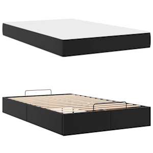 Rám postele s matrací Jiný 2 pcs Černá PVC - obrázek 5