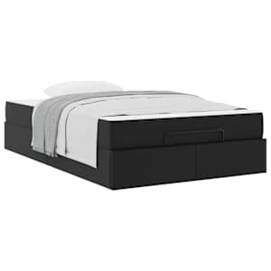 Rám postele s matrací Jiný 2 pcs Černá PVC - obrázek 3