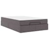vidaXL Voodiraam madratsiga Muu 2 tk Hall PVC