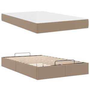 Rám postele s matrací Jiný 2 pcs Žlutohnědá PVC - obrázek 5