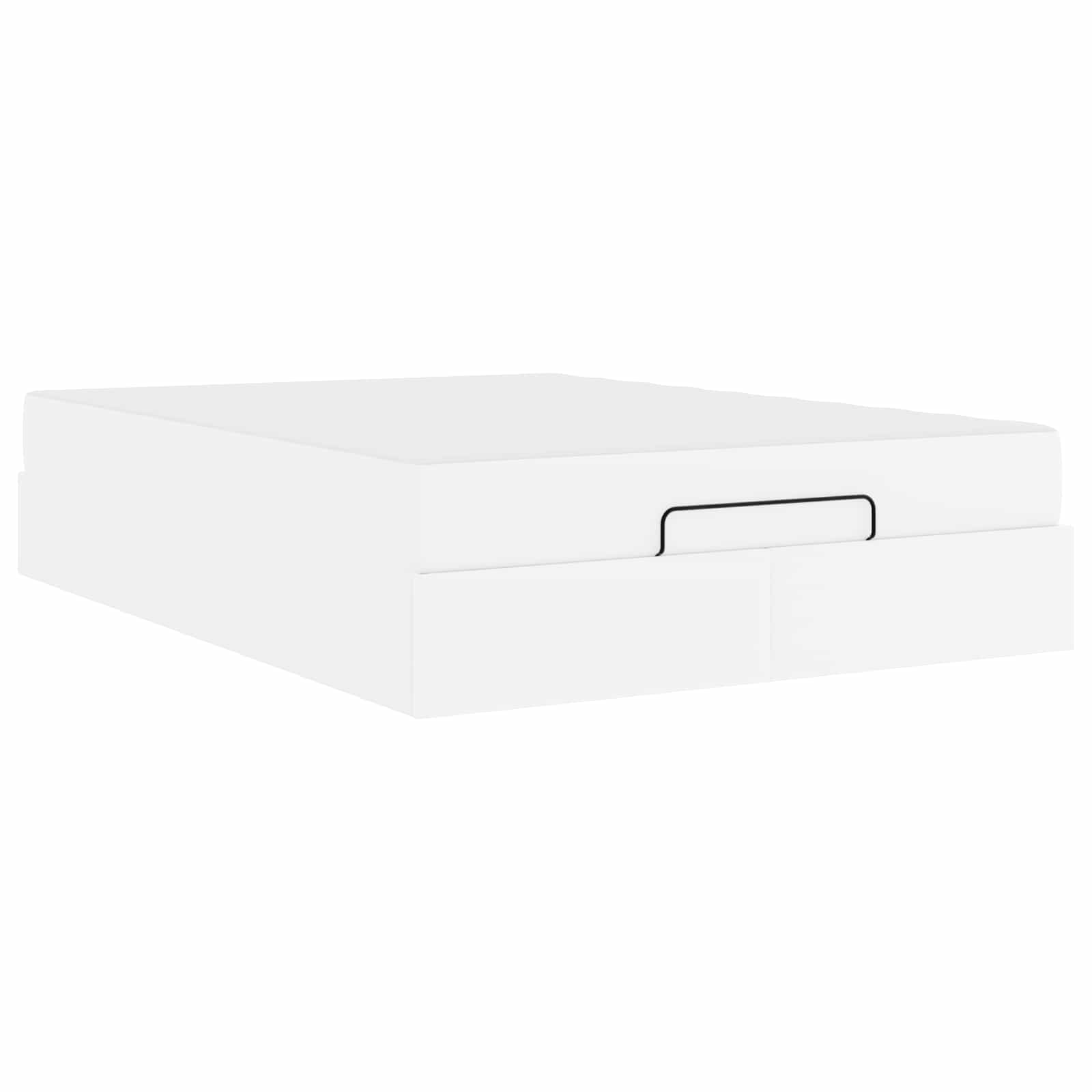 Thumbnail - vidaXL Bettgestell mit Matratze mit Matratze 2 pcs Weiß PVC