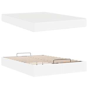 Rám postele s matrací Jiný 2 pcs Bílá PVC - obrázek 5