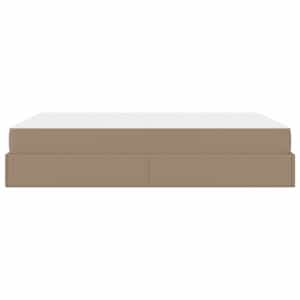Rám postele s matrací s matrací 2 pcs Žlutohnědá PVC - obrázek 7