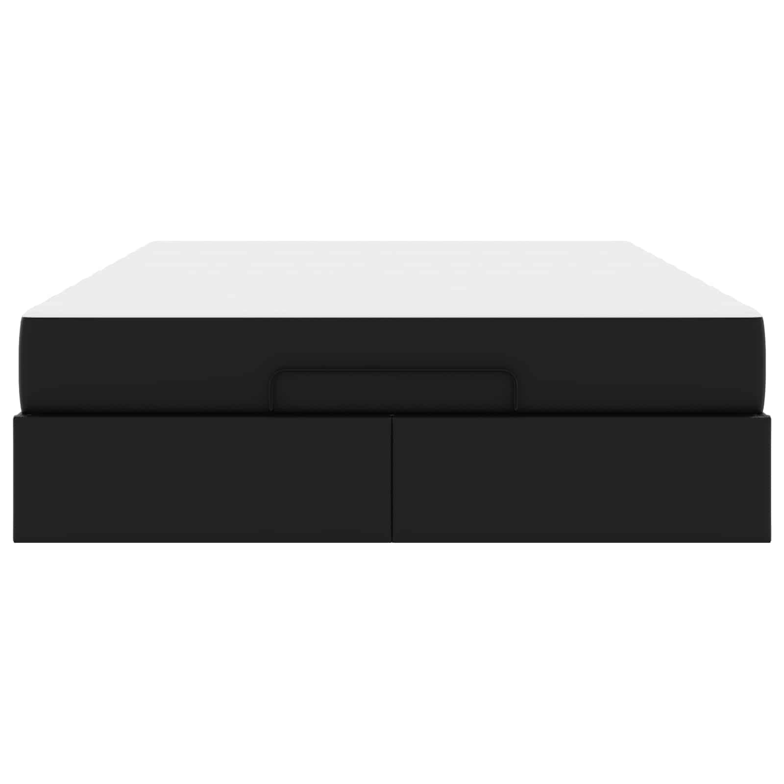 Voodiraam madratsiga madratsiga 2 pcs Must PVC 55 Kõik vajalik sinu aeda ja koju! Voodiraam madratsiga madratsiga 2 pcs Must PVC - Image 4