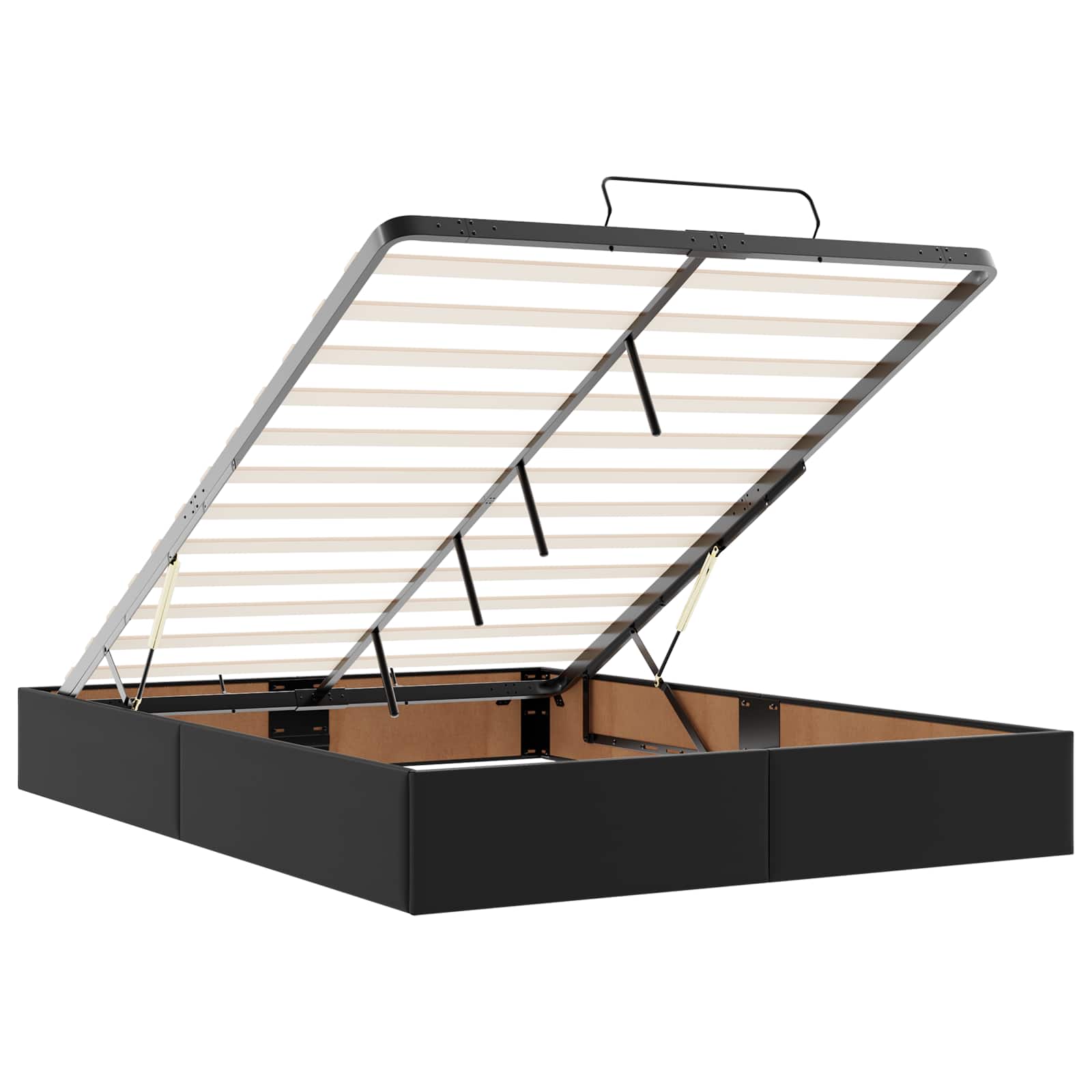 Voodiraam madratsiga madratsiga 2 pcs Must PVC 61 Kõik vajalik sinu aeda ja koju! Voodiraam madratsiga madratsiga 2 pcs Must PVC - Image 10