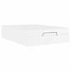 vidaXL Voodiraam madratsiga Muu 2 tk Valge PVC
