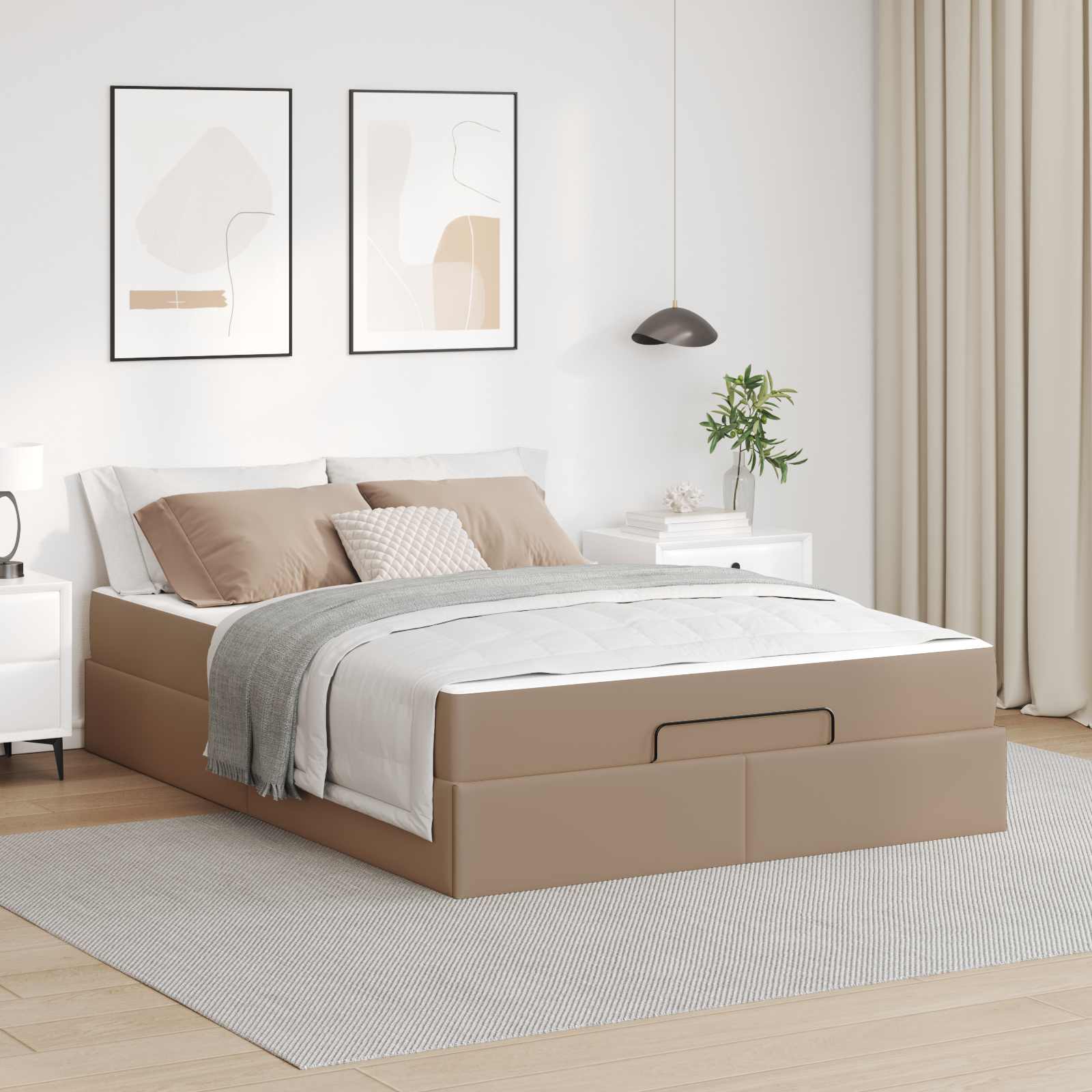 Voodiraam madratsiga madratsiga 2 pcs Tumebeež PVC 45 Kõik vajalik sinu aeda ja koju! 8721288275578 mo Kõik vajalik sinu aeda ja koju!