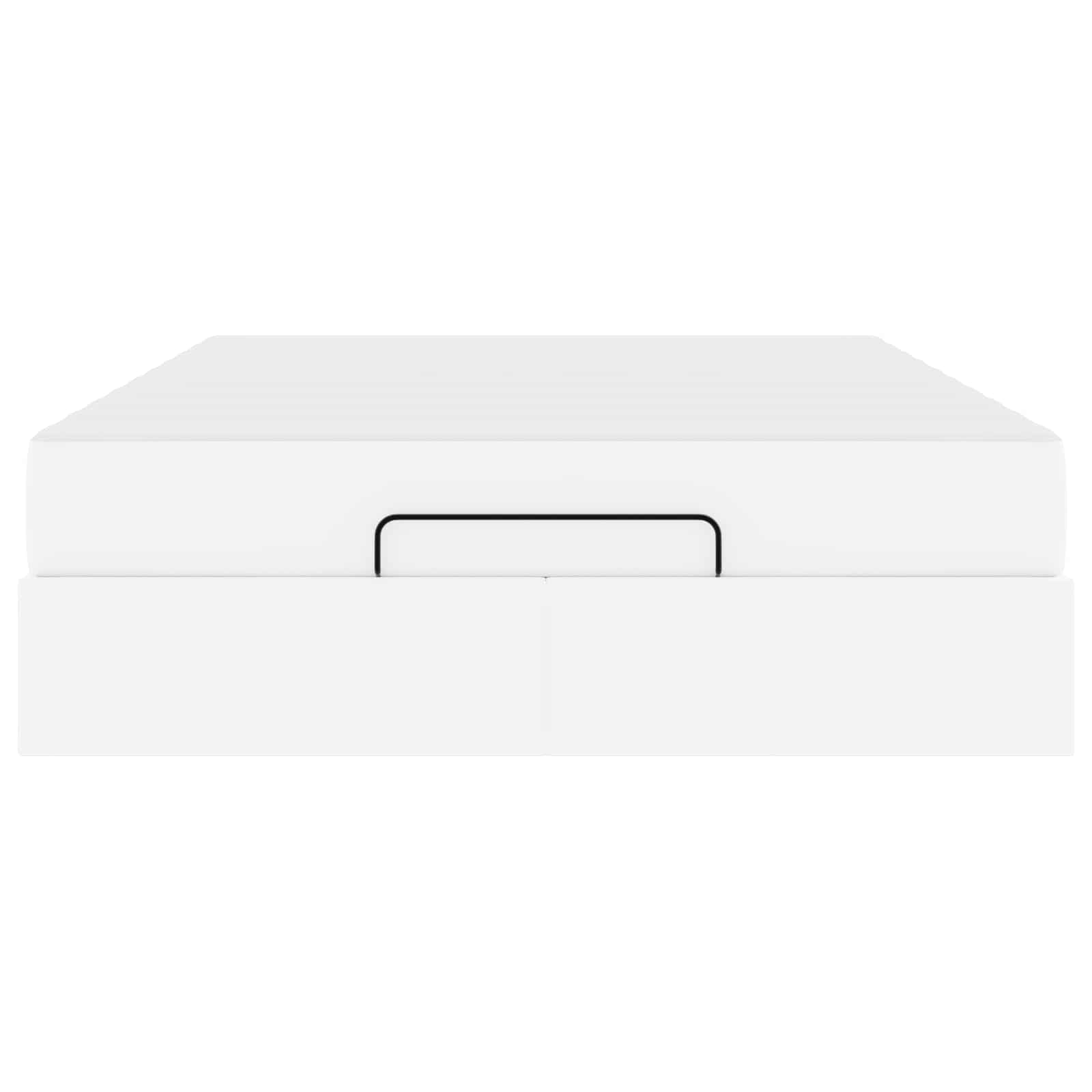 Voodiraam madratsiga madratsiga 2 pcs Valge PVC 124 Kõik vajalik sinu aeda ja koju! Voodiraam madratsiga madratsiga 2 pcs Valge PVC - Image 9