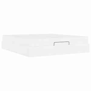 Rám postele s matrací s matrací 2 pcs Bílá PVC - obrázek 8