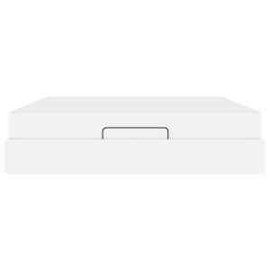 Rám postele s matrací s matrací 2 pcs Bílá PVC - obrázek 6