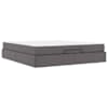 vidaXL Voodiraam madratsiga Muu 2 tk Hall PVC