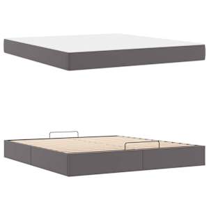 Rám postele s matrací Jiný 2 pcs Šedá PVC - obrázek 5