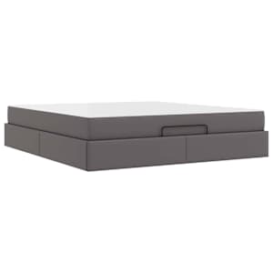 Rám postele s matrací Jiný 2 pcs Šedá PVC - obrázek 8