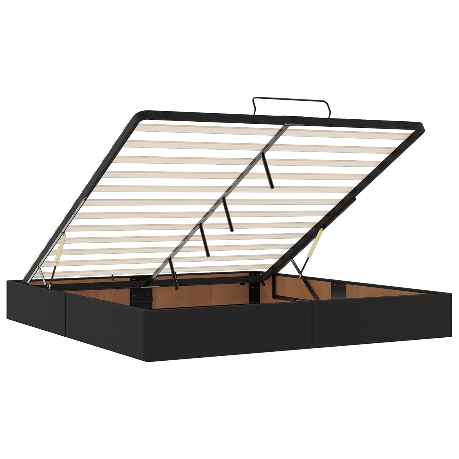 Voodiraam madratsiga madratsiga 2 pcs Must PVC 7 Kõik vajalik sinu aeda ja koju! Voodiraam madratsiga madratsiga 2 pcs Must PVC - Image 7