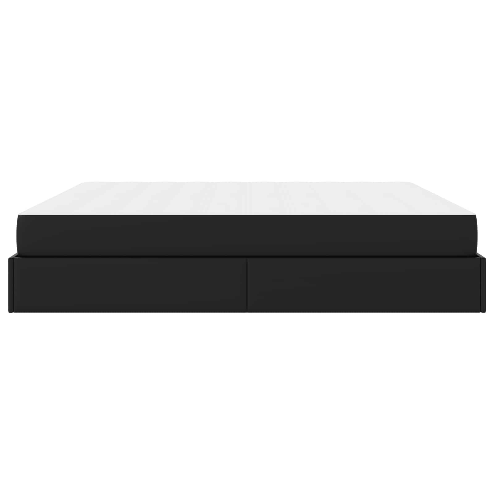 Voodiraam madratsiga madratsiga 2 pcs Must PVC 5 Kõik vajalik sinu aeda ja koju! Voodiraam madratsiga madratsiga 2 pcs Must PVC - Image 5