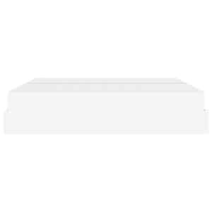 Rám postele s matrací s matrací 2 pcs Bílá PVC - obrázek 7