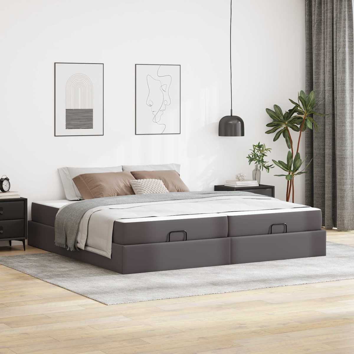 Sengeramme med madras Andet 2 stk. PVC
