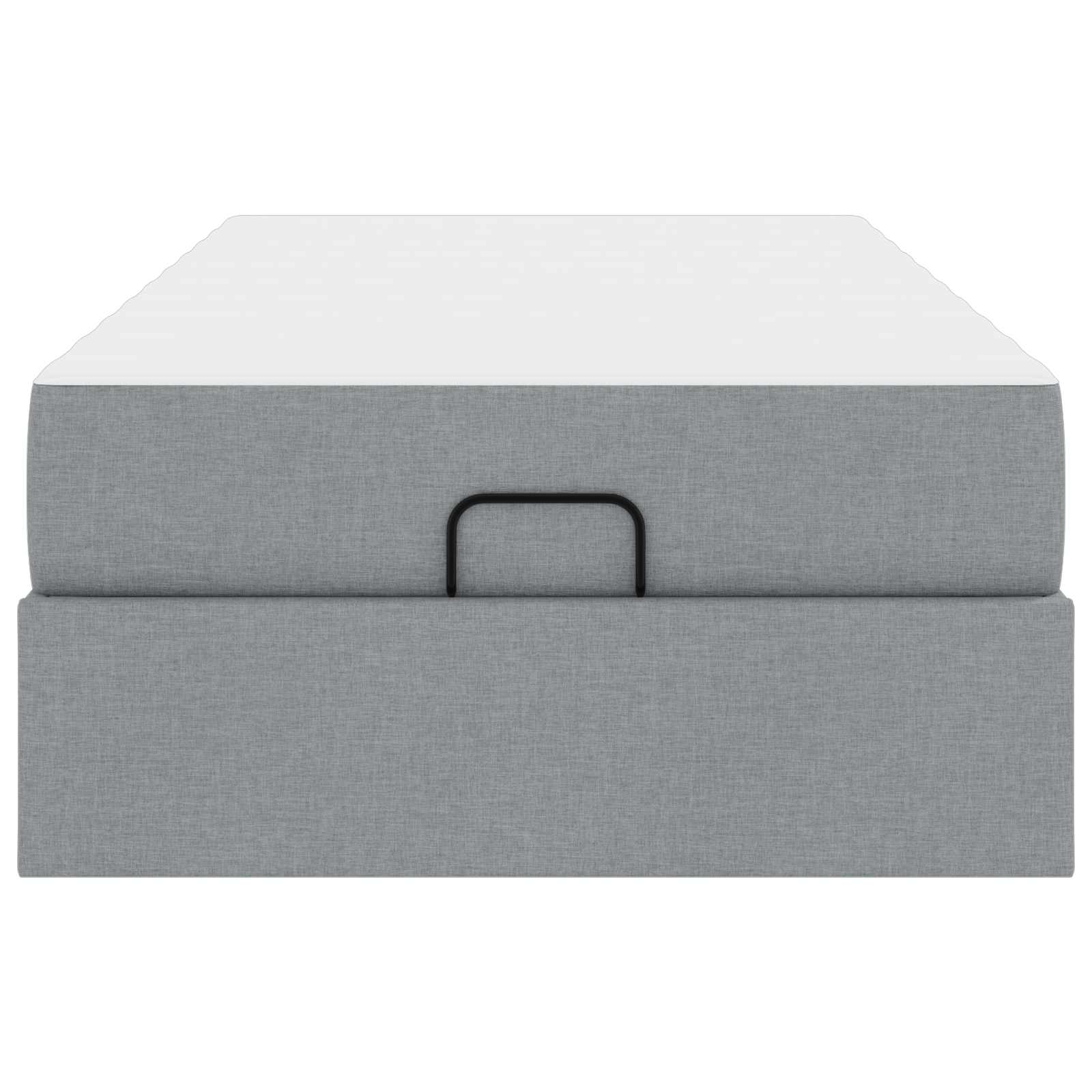 Voodiraam madratsiga madratsiga 2 pcs Helehall kangas 106 Kõik vajalik sinu aeda ja koju! Voodiraam madratsiga madratsiga 2 pcs Helehall kangas - Image 4