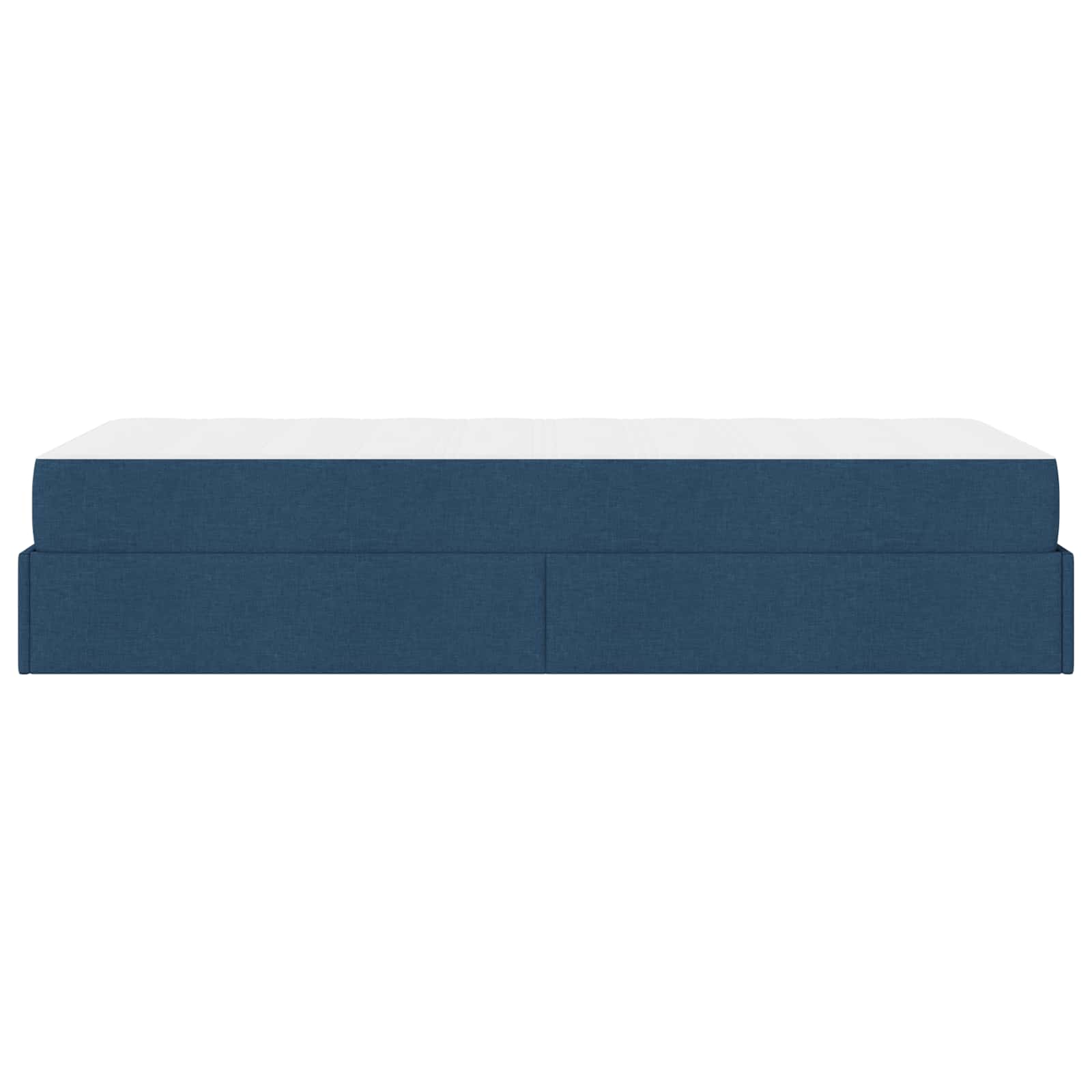 Voodiraam madratsiga madratsiga 2 pcs Sinine kangas 39 Kõik vajalik sinu aeda ja koju! Voodiraam madratsiga madratsiga 2 pcs Sinine kangas - Image 5