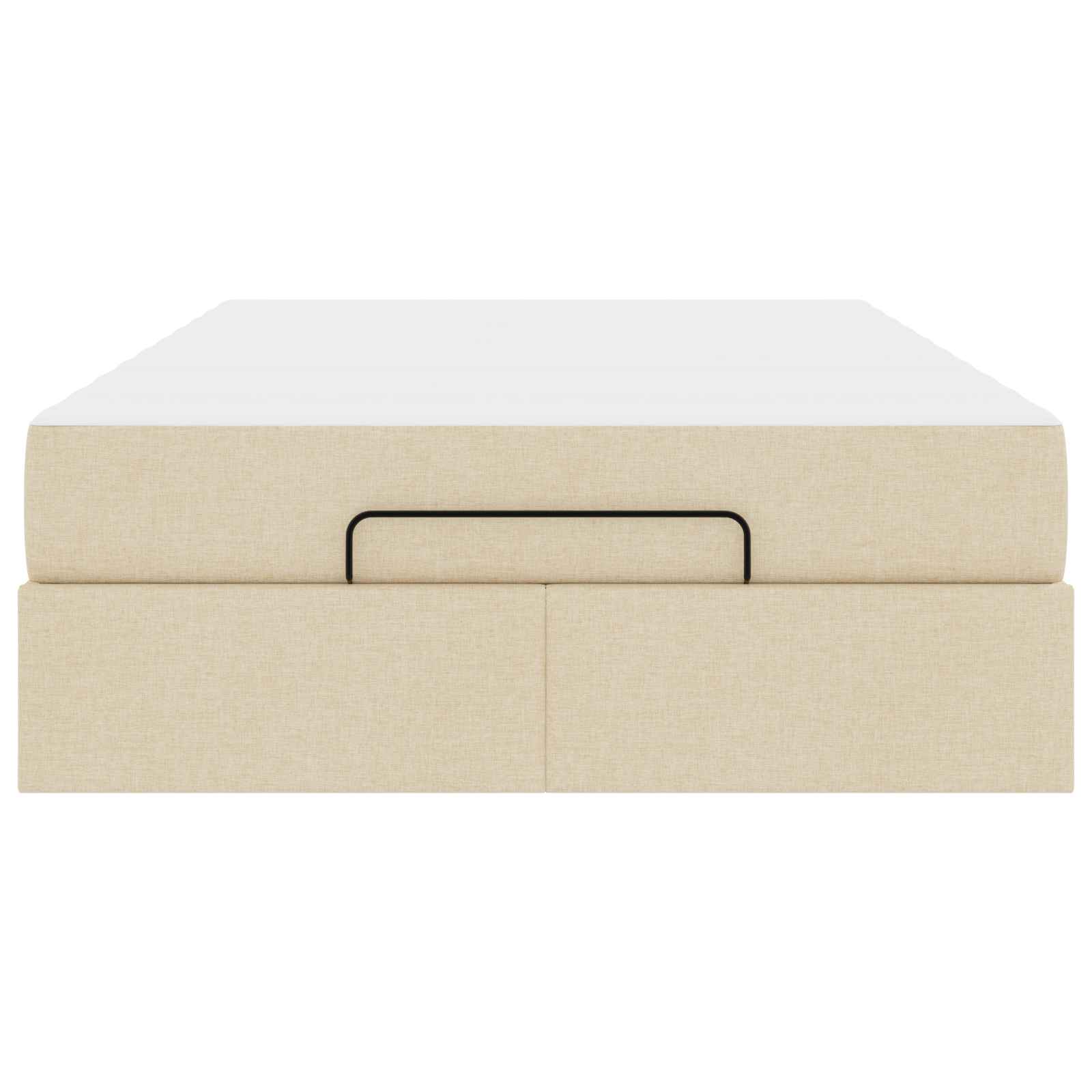 Voodiraam madratsiga madratsiga 2 pcs cream kangas 21 Kõik vajalik sinu aeda ja koju! Voodiraam madratsiga madratsiga 2 pcs cream kangas - Image 4