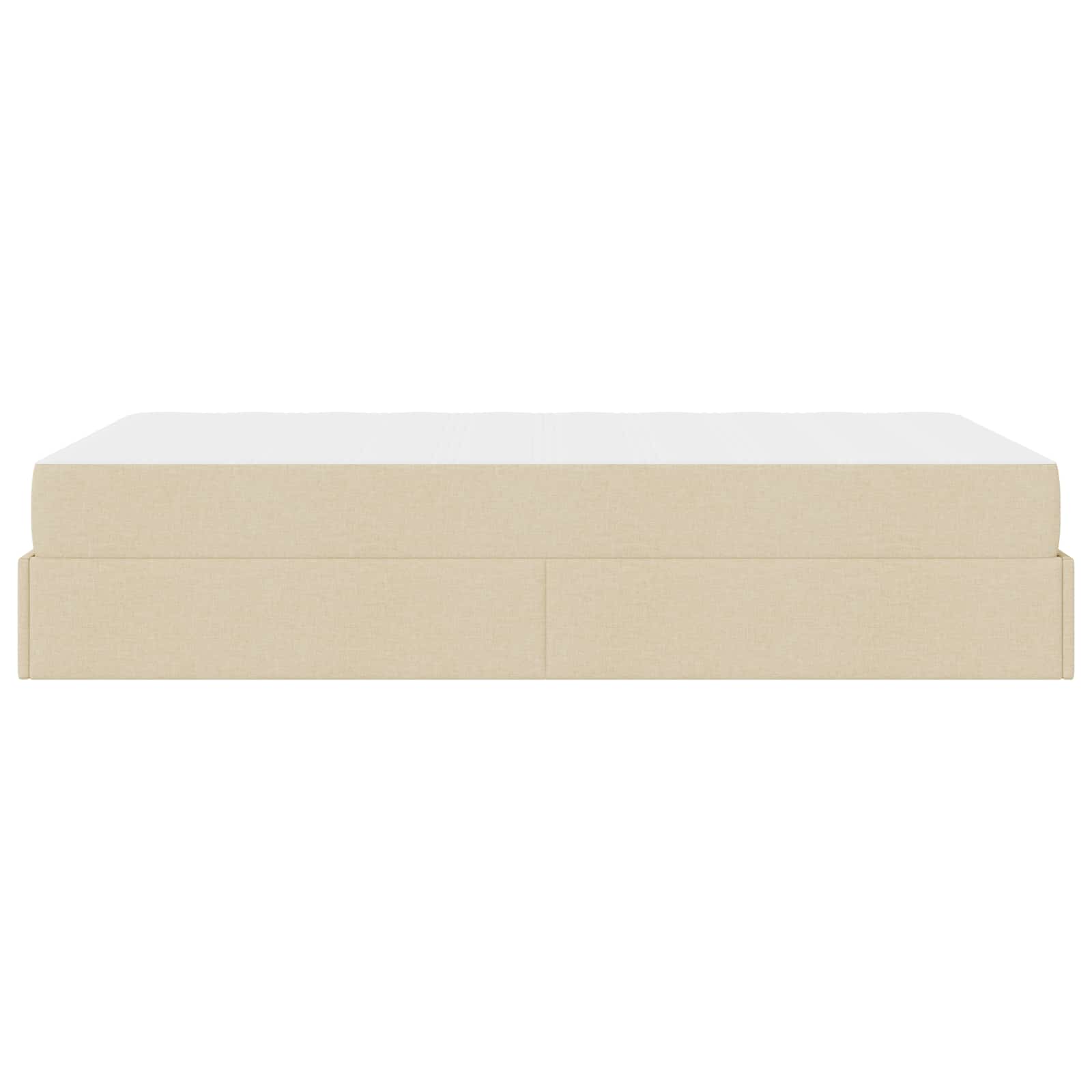 Voodiraam madratsiga madratsiga 2 pcs cream kangas 22 Kõik vajalik sinu aeda ja koju! Voodiraam madratsiga madratsiga 2 pcs cream kangas - Image 5