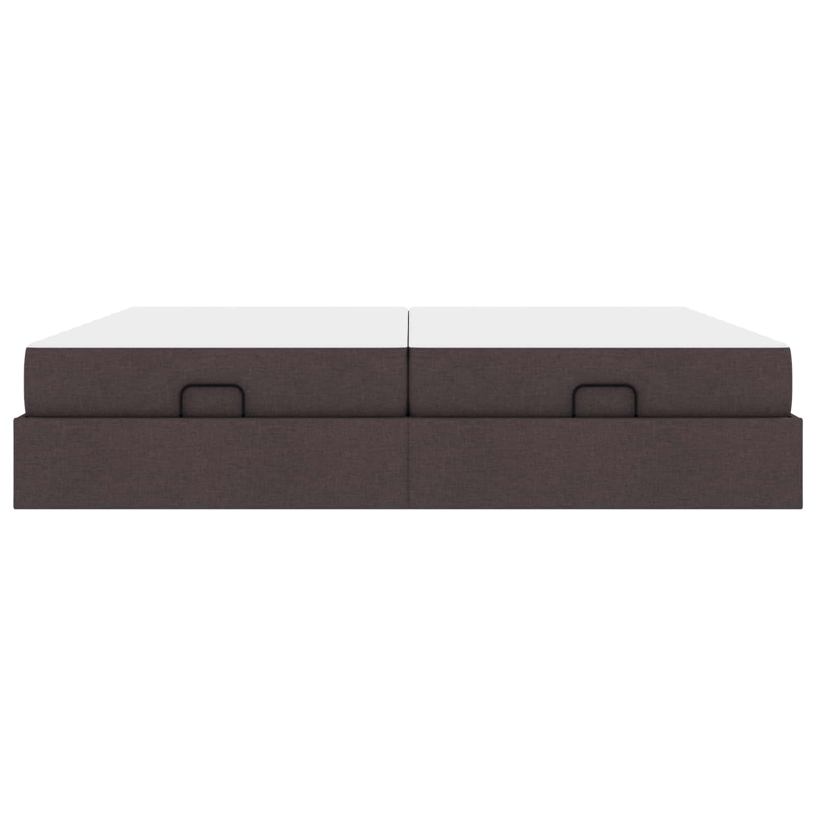 Voodiraam madratsiga madratsiga 2 pcs Tumebeež kangas 72 Kõik vajalik sinu aeda ja koju! Voodiraam madratsiga madratsiga 2 pcs Tumebeež kangas - Image 4