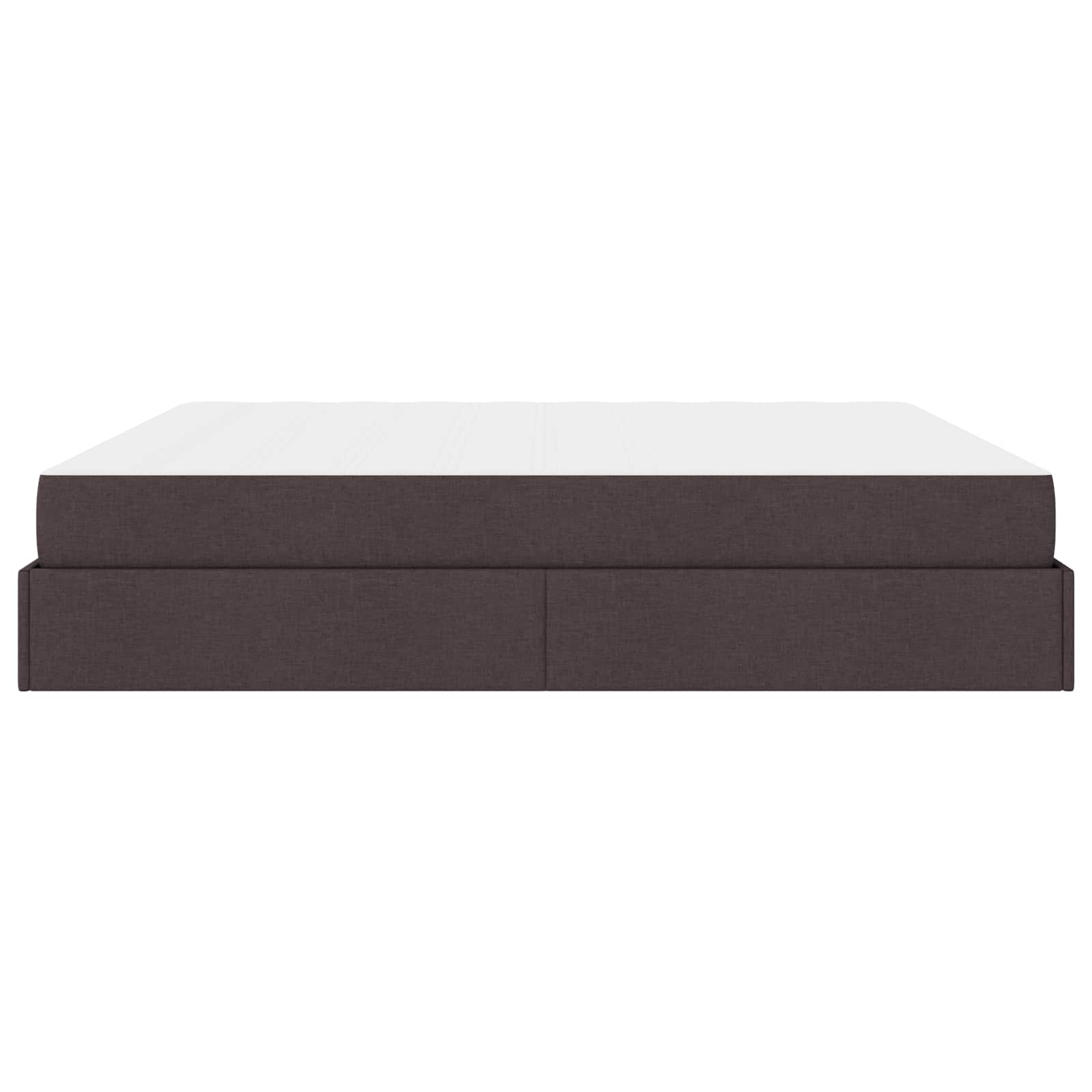 Voodiraam madratsiga madratsiga 2 pcs Tumebeež kangas 73 Kõik vajalik sinu aeda ja koju! Voodiraam madratsiga madratsiga 2 pcs Tumebeež kangas - Image 5