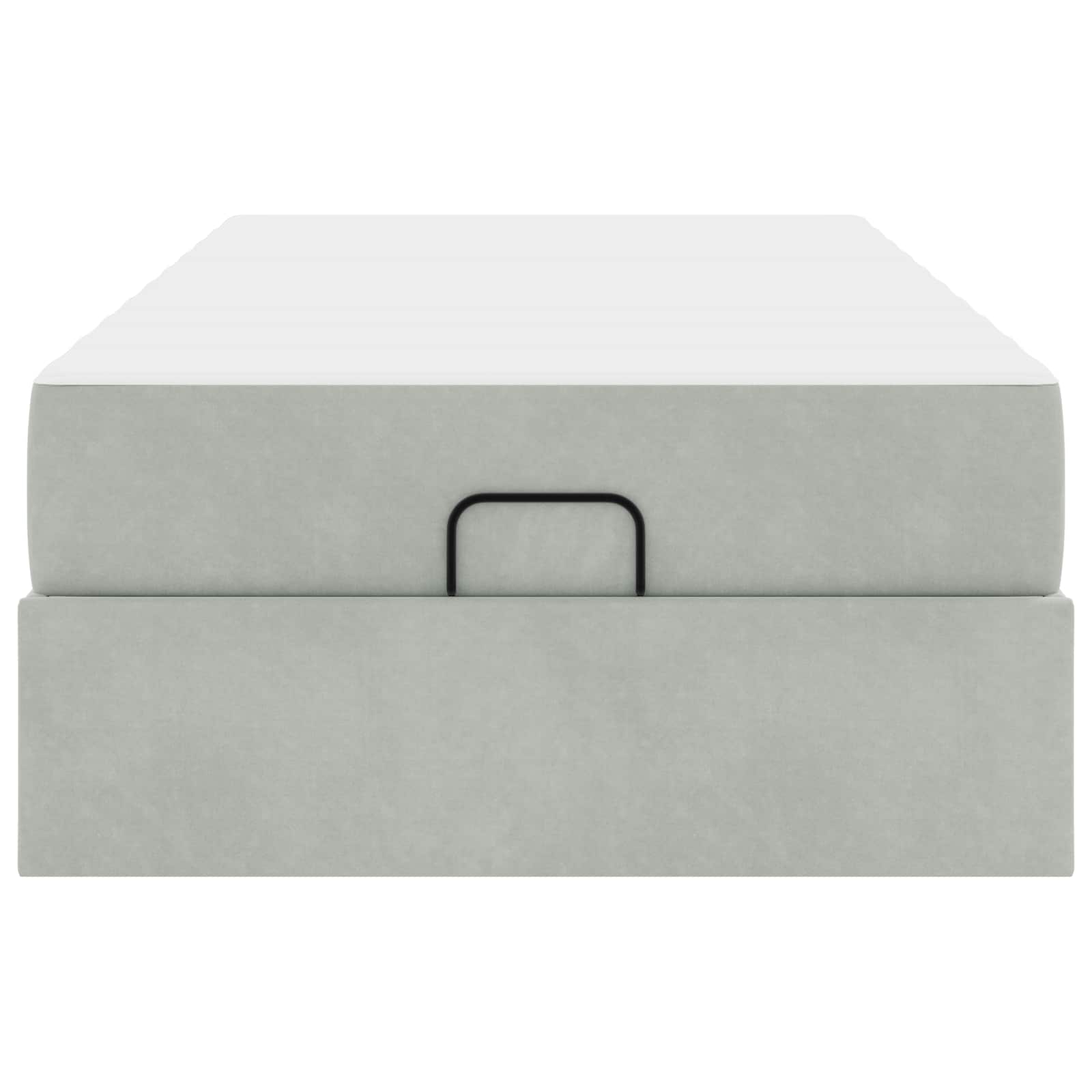 Voodiraam madratsiga madratsiga 2 pcs Helehall Samet 175 Kõik vajalik sinu aeda ja koju! Voodiraam madratsiga madratsiga 2 pcs Helehall Samet - Image 4