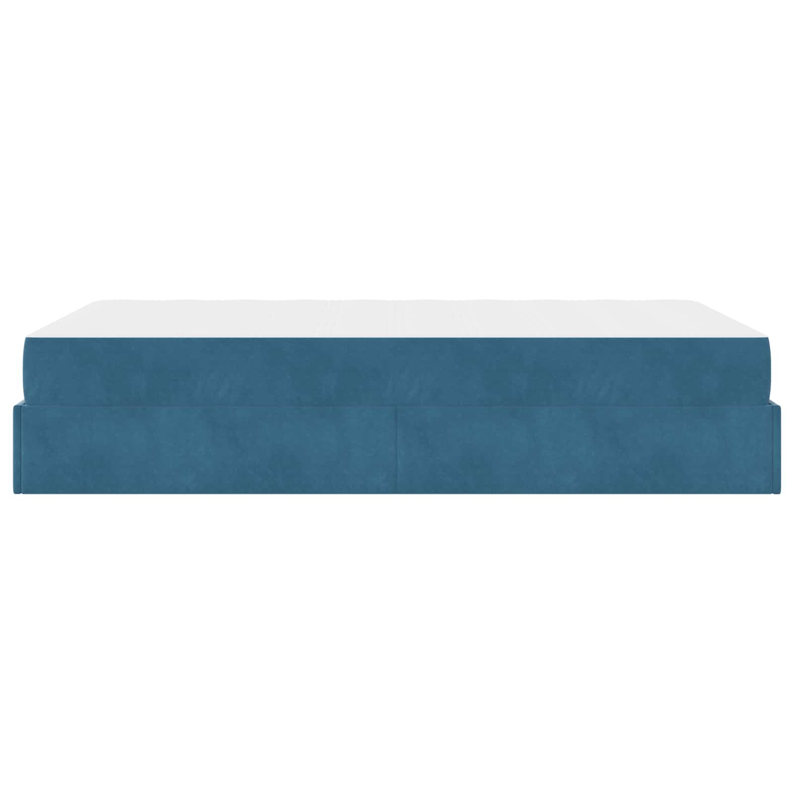 Voodiraam madratsiga madratsiga 2 pcs Sinine Samet 117 Kõik vajalik sinu aeda ja koju! Voodiraam madratsiga madratsiga 2 pcs Sinine Samet - Image 5