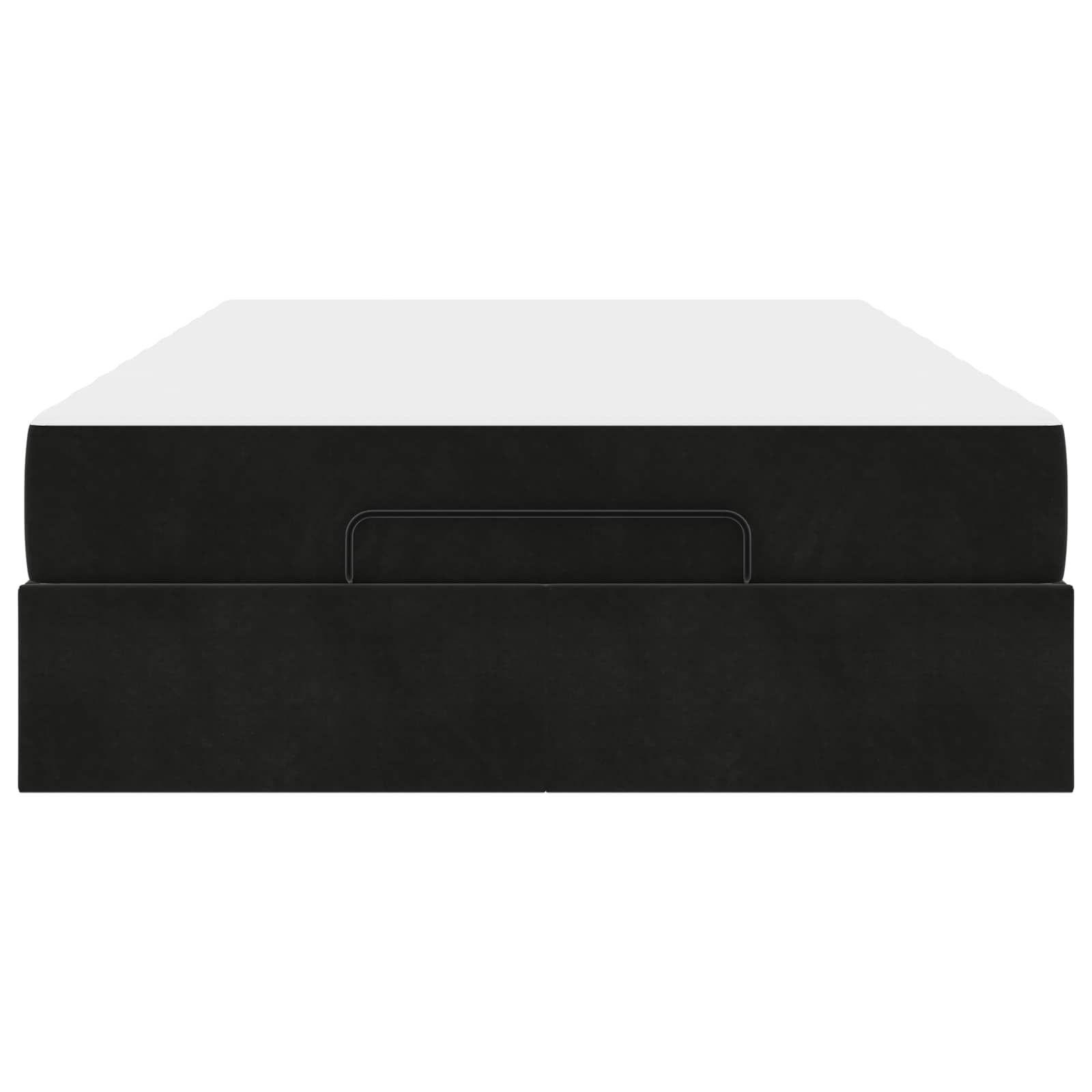 Voodiraam madratsiga madratsiga 2 pcs Must Samet 94 Kõik vajalik sinu aeda ja koju! Voodiraam madratsiga madratsiga 2 pcs Must Samet - Image 5