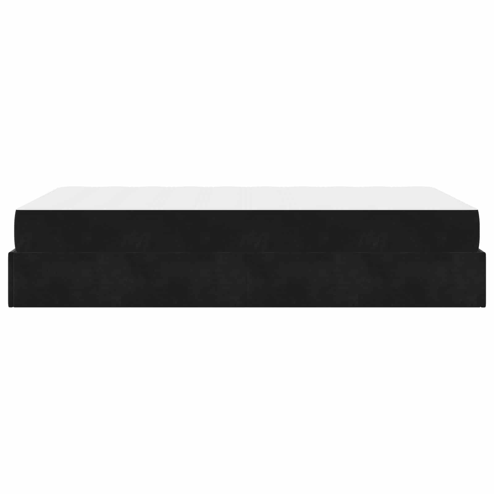 Voodiraam madratsiga madratsiga 2 pcs Must Samet 95 Kõik vajalik sinu aeda ja koju! Voodiraam madratsiga madratsiga 2 pcs Must Samet - Image 6