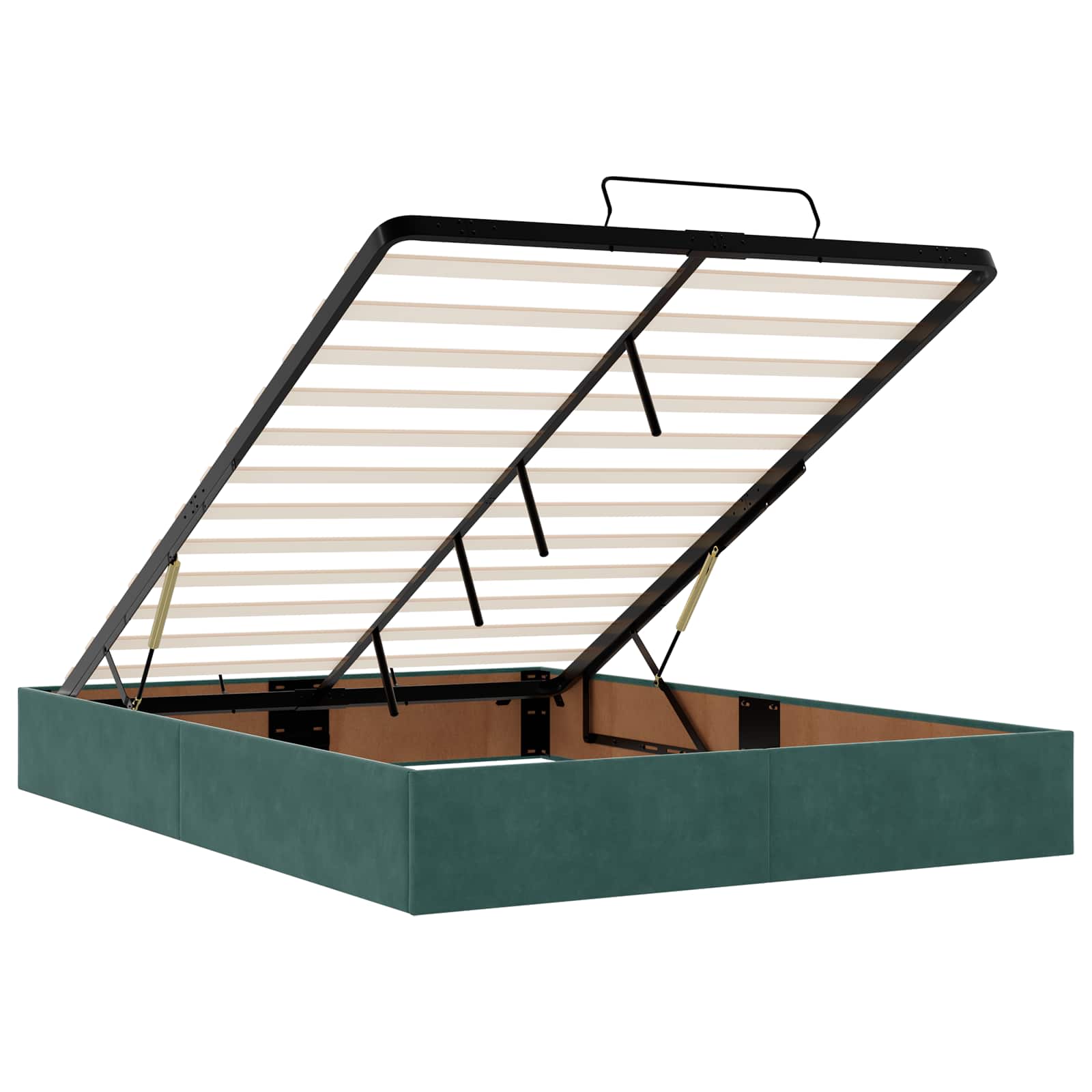 Voodiraam madratsiga madratsiga 2 pcs Roheline Samet 71 Kõik vajalik sinu aeda ja koju! Voodiraam madratsiga madratsiga 2 pcs Roheline Samet - Image 10