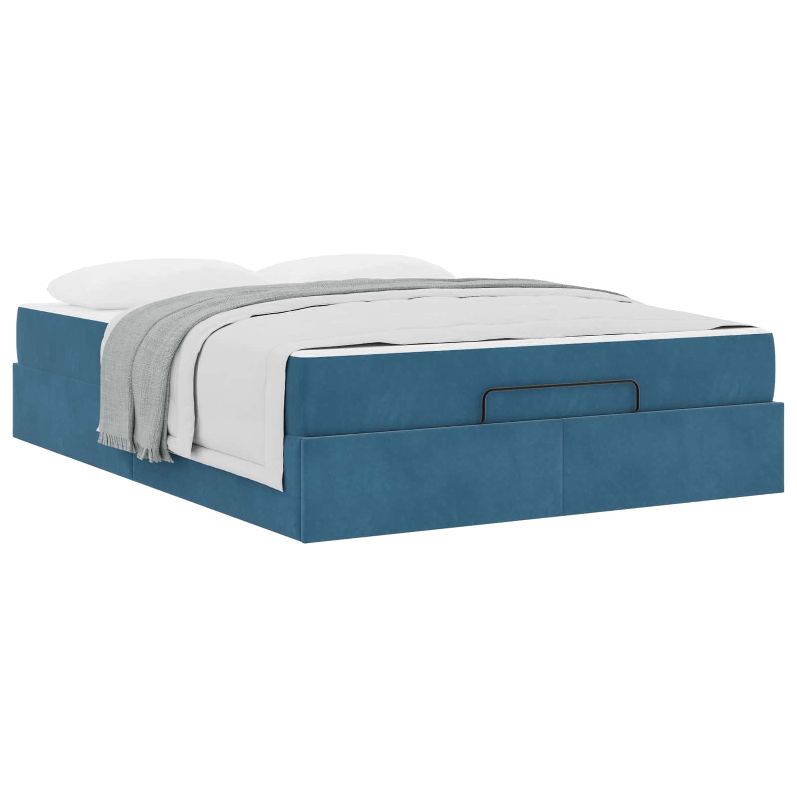 Bedframe Anders Blauw 140 x 200 cm Fluweel