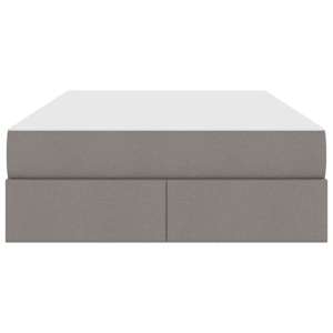Postel s úložným prostorem a matrací Taupe 120 x 190 cm - obrázek 7