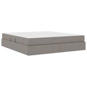 Postel s úložným prostorem a matrací Taupe 160 x 200 cm - obrázek 10
