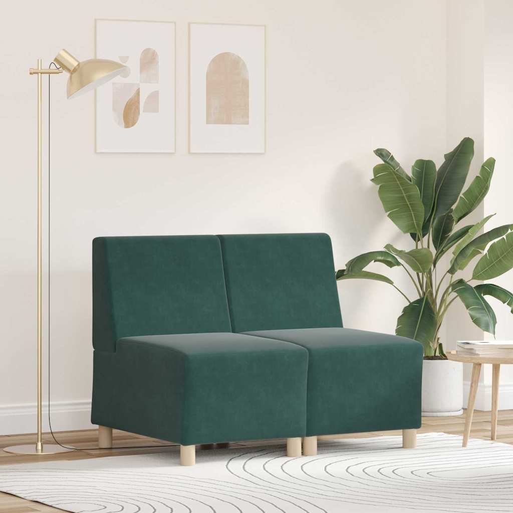 Diivanitoolid 2 pcs Tumeroheline 55 x 74 x 82 cm Samet