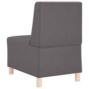 Modulová sedačka bez opěradel 2 pcs Šedá 55 x 74 x 82 cm - obrázek 7