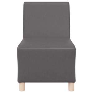 Modulová sedačka bez opěradel 2 pcs Šedá 55 x 74 x 82 cm - obrázek 5