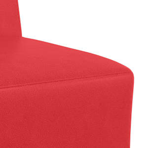 Modulová sedačka bez opěradel 2 pcs Červená 55 x 74 x 82 cm - obrázek 8