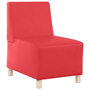 Modulová sedačka bez opěradel 2 pcs Červená 55 x 74 x 82 cm - obrázek 4