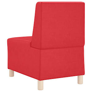 Modulová sedačka bez opěradel 2 pcs Červená 55 x 74 x 82 cm - obrázek 7